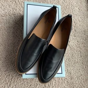 SUSINA Kellen-Lea black leather loafer